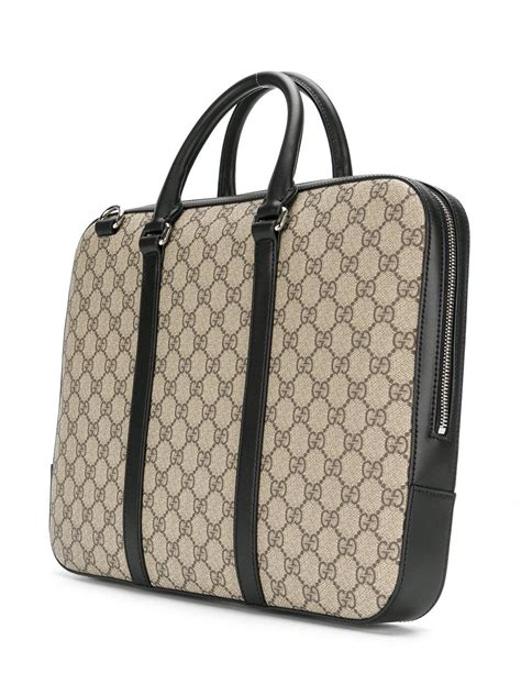 gucci mens laptop case|Gucci gg supreme briefcase.